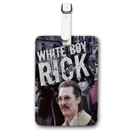 Onyourcases White Boy Rick Custom Luggage Tags Personalized Name PU Leather Luggage Tag Brand With Strap Awesome Baggage Hanging Suitcase Top Bag Tags Name ID Labels Travel Bag Accessories