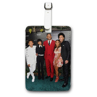 Onyourcases Will Smith Family Custom Luggage Tags Personalized Name PU Leather Luggage Tag Brand With Strap Awesome Baggage Hanging Suitcase Top Bag Tags Name ID Labels Travel Bag Accessories