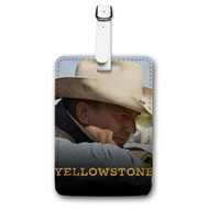 Onyourcases Yellowstone Custom Luggage Tags Personalized Name PU Leather Luggage Tag Brand With Strap Awesome Baggage Hanging Suitcase Top Bag Tags Name ID Labels Travel Bag Accessories