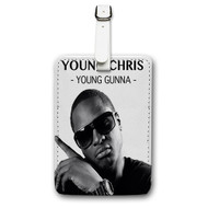 Onyourcases Young Chris Custom Luggage Tags Personalized Name PU Leather Luggage Tag Brand With Strap Awesome Baggage Hanging Suitcase Top Bag Tags Name ID Labels Travel Bag Accessories