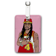 Onyourcases 2 Chainz Custom Luggage Tags Personalized Name Brand PU Leather Luggage Tag With Strap Awesome Baggage Hanging Suitcase Bag Tags Top Name ID Labels Travel Bag Accessories