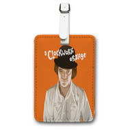 Onyourcases A Clockwork Orange Custom Luggage Tags Personalized Name Brand PU Leather Luggage Tag With Strap Awesome Baggage Hanging Suitcase Bag Tags Top Name ID Labels Travel Bag Accessories