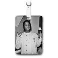 Onyourcases ASAP Rocky Custom Luggage Tags Personalized Name Brand PU Leather Luggage Tag With Strap Awesome Baggage Hanging Suitcase Bag Tags Top Name ID Labels Travel Bag Accessories