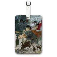 Onyourcases Berserk Custom Luggage Tags Personalized Name Brand PU Leather Luggage Tag With Strap Awesome Baggage Hanging Suitcase Bag Tags Top Name ID Labels Travel Bag Accessories