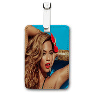 Onyourcases Beyonce Custom Luggage Tags Personalized Name Brand PU Leather Luggage Tag With Strap Awesome Baggage Hanging Suitcase Bag Tags Top Name ID Labels Travel Bag Accessories