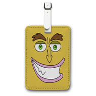 Onyourcases Big Mouth Custom Luggage Tags Personalized Name Brand PU Leather Luggage Tag With Strap Awesome Baggage Hanging Suitcase Bag Tags Top Name ID Labels Travel Bag Accessories