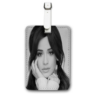 Onyourcases Camila Cabello Custom Luggage Tags Personalized Name Brand PU Leather Luggage Tag With Strap Awesome Baggage Hanging Suitcase Bag Tags Top Name ID Labels Travel Bag Accessories