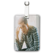 Onyourcases Charlie Puth Custom Luggage Tags Personalized Name Brand PU Leather Luggage Tag With Strap Awesome Baggage Hanging Suitcase Bag Tags Top Name ID Labels Travel Bag Accessories