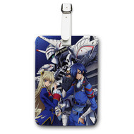 Onyourcases Code Geass Akito the Exiled Custom Luggage Tags Personalized Name Brand PU Leather Luggage Tag With Strap Awesome Baggage Hanging Suitcase Bag Tags Top Name ID Labels Travel Bag Accessories