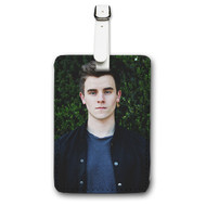 Onyourcases Connor Franta Custom Luggage Tags Personalized Name Brand PU Leather Luggage Tag With Strap Awesome Baggage Hanging Suitcase Bag Tags Top Name ID Labels Travel Bag Accessories
