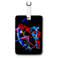 Onyourcases Cowboy Bebop Custom Luggage Tags Personalized Name Brand PU Leather Luggage Tag With Strap Awesome Baggage Hanging Suitcase Bag Tags Top Name ID Labels Travel Bag Accessories