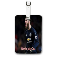 Onyourcases David de Gea Custom Luggage Tags Personalized Name Brand PU Leather Luggage Tag With Strap Awesome Baggage Hanging Suitcase Bag Tags Top Name ID Labels Travel Bag Accessories