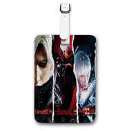 Onyourcases Devil May Cry Custom Luggage Tags Personalized Name Brand PU Leather Luggage Tag With Strap Awesome Baggage Hanging Suitcase Bag Tags Top Name ID Labels Travel Bag Accessories