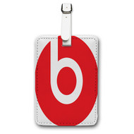 Onyourcases Dr Dre Beats Custom Luggage Tags Personalized Name Brand PU Leather Luggage Tag With Strap Awesome Baggage Hanging Suitcase Bag Tags Top Name ID Labels Travel Bag Accessories