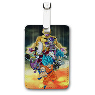 Onyourcases Dragon Ball Super Custom Luggage Tags Personalized Name Brand PU Leather Luggage Tag With Strap Awesome Baggage Hanging Suitcase Bag Tags Top Name ID Labels Travel Bag Accessories
