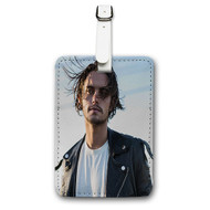 Onyourcases Dylan Rieder 2 Custom Luggage Tags Personalized Name Brand PU Leather Luggage Tag With Strap Awesome Baggage Hanging Suitcase Bag Tags Top Name ID Labels Travel Bag Accessories