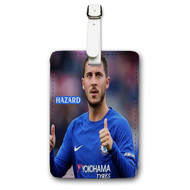Onyourcases Eden Hazard Custom Luggage Tags Personalized Name Brand PU Leather Luggage Tag With Strap Awesome Baggage Hanging Suitcase Bag Tags Top Name ID Labels Travel Bag Accessories