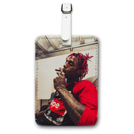 Onyourcases Famous Dex Custom Luggage Tags Personalized Name Brand PU Leather Luggage Tag With Strap Awesome Baggage Hanging Suitcase Bag Tags Top Name ID Labels Travel Bag Accessories