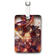 Onyourcases Fate Zero 2 Custom Luggage Tags Personalized Name Brand PU Leather Luggage Tag With Strap Awesome Baggage Hanging Suitcase Bag Tags Top Name ID Labels Travel Bag Accessories