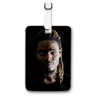 Onyourcases Fetty Wap 2 Custom Luggage Tags Personalized Name Brand PU Leather Luggage Tag With Strap Awesome Baggage Hanging Suitcase Bag Tags Top Name ID Labels Travel Bag Accessories