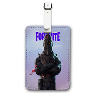 Onyourcases Fortnite Black Knight Custom Luggage Tags Personalized Name Brand PU Leather Luggage Tag With Strap Awesome Baggage Hanging Suitcase Bag Tags Top Name ID Labels Travel Bag Accessories