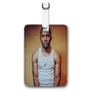 Onyourcases Frank Ocean Custom Luggage Tags Personalized Name Brand PU Leather Luggage Tag With Strap Awesome Baggage Hanging Suitcase Bag Tags Top Name ID Labels Travel Bag Accessories