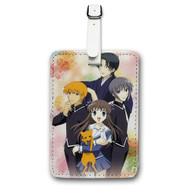 Onyourcases Fruits Basket Custom Luggage Tags Personalized Name Brand PU Leather Luggage Tag With Strap Awesome Baggage Hanging Suitcase Bag Tags Top Name ID Labels Travel Bag Accessories