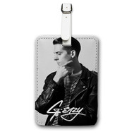 Onyourcases G Eazy Custom Luggage Tags Personalized Name Brand PU Leather Luggage Tag With Strap Awesome Baggage Hanging Suitcase Bag Tags Top Name ID Labels Travel Bag Accessories