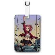 Onyourcases Girls und Panzer Custom Luggage Tags Personalized Name Brand PU Leather Luggage Tag With Strap Awesome Baggage Hanging Suitcase Bag Tags Top Name ID Labels Travel Bag Accessories
