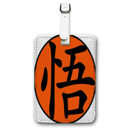 Onyourcases Goku Dragon Ball Custom Luggage Tags Personalized Name Brand PU Leather Luggage Tag With Strap Awesome Baggage Hanging Suitcase Bag Tags Top Name ID Labels Travel Bag Accessories