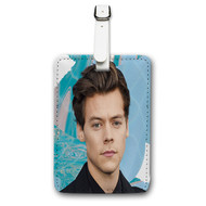 Onyourcases Harry Styles Custom Luggage Tags Personalized Name Brand PU Leather Luggage Tag With Strap Awesome Baggage Hanging Suitcase Bag Tags Top Name ID Labels Travel Bag Accessories