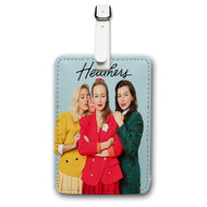 Onyourcases Heathers Group Custom Luggage Tags Personalized Name Brand PU Leather Luggage Tag With Strap Awesome Baggage Hanging Suitcase Bag Tags Top Name ID Labels Travel Bag Accessories
