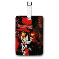 Onyourcases Hellsing Anime Custom Luggage Tags Personalized Name Brand PU Leather Luggage Tag With Strap Awesome Baggage Hanging Suitcase Bag Tags Top Name ID Labels Travel Bag Accessories