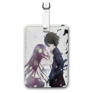 Onyourcases Hyouka Custom Luggage Tags Personalized Name Brand PU Leather Luggage Tag With Strap Awesome Baggage Hanging Suitcase Bag Tags Top Name ID Labels Travel Bag Accessories