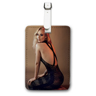 Onyourcases Iggy Azalea Custom Luggage Tags Personalized Name Brand PU Leather Luggage Tag With Strap Awesome Baggage Hanging Suitcase Bag Tags Top Name ID Labels Travel Bag Accessories