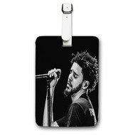 Onyourcases J COle 2 Custom Luggage Tags Personalized Name Brand PU Leather Luggage Tag With Strap Awesome Baggage Hanging Suitcase Bag Tags Top Name ID Labels Travel Bag Accessories