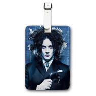 Onyourcases Jack White Custom Luggage Tags Personalized Name Brand PU Leather Luggage Tag With Strap Awesome Baggage Hanging Suitcase Bag Tags Top Name ID Labels Travel Bag Accessories