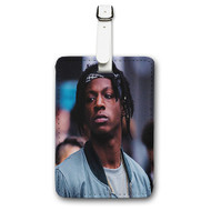 Onyourcases Joey Bada 2 Custom Luggage Tags Personalized Name Brand PU Leather Luggage Tag With Strap Awesome Baggage Hanging Suitcase Bag Tags Top Name ID Labels Travel Bag Accessories