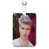 Onyourcases Joey Graceffa 2 Custom Luggage Tags Personalized Name Brand PU Leather Luggage Tag With Strap Awesome Baggage Hanging Suitcase Bag Tags Top Name ID Labels Travel Bag Accessories