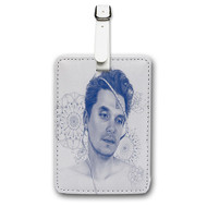 Onyourcases John Mayer Moving On and Getting Over Custom Luggage Tags Personalized Name Brand PU Leather Luggage Tag With Strap Awesome Baggage Hanging Suitcase Bag Tags Top Name ID Labels Travel Bag Accessories