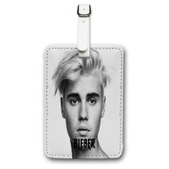 Onyourcases Justin Bieber Custom Luggage Tags Personalized Name Brand PU Leather Luggage Tag With Strap Awesome Baggage Hanging Suitcase Bag Tags Top Name ID Labels Travel Bag Accessories