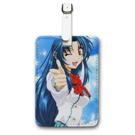 Onyourcases Kaname Chidori Full Metal Panic Custom Luggage Tags Personalized Name Brand PU Leather Luggage Tag With Strap Awesome Baggage Hanging Suitcase Bag Tags Top Name ID Labels Travel Bag Accessories