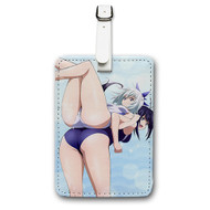 Onyourcases Keijo Custom Luggage Tags Personalized Name Brand PU Leather Luggage Tag With Strap Awesome Baggage Hanging Suitcase Bag Tags Top Name ID Labels Travel Bag Accessories