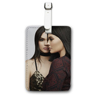 Onyourcases Kendall and Kylie Jenner Custom Luggage Tags Personalized Name Brand PU Leather Luggage Tag With Strap Awesome Baggage Hanging Suitcase Bag Tags Top Name ID Labels Travel Bag Accessories