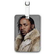 Onyourcases Kendrick Lamar Custom Luggage Tags Personalized Name Brand PU Leather Luggage Tag With Strap Awesome Baggage Hanging Suitcase Bag Tags Top Name ID Labels Travel Bag Accessories