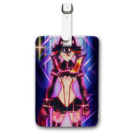 Onyourcases Kill la Kill Custom Luggage Tags Personalized Name Brand PU Leather Luggage Tag With Strap Awesome Baggage Hanging Suitcase Bag Tags Top Name ID Labels Travel Bag Accessories