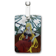Onyourcases Kizumonogatari 3 Reiketsu hen Custom Luggage Tags Personalized Name Brand PU Leather Luggage Tag With Strap Awesome Baggage Hanging Suitcase Bag Tags Top Name ID Labels Travel Bag Accessories