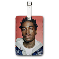 Onyourcases Kodak Black Custom Luggage Tags Personalized Name Brand PU Leather Luggage Tag With Strap Awesome Baggage Hanging Suitcase Bag Tags Top Name ID Labels Travel Bag Accessories