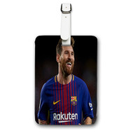 Onyourcases Lionel Messi Custom Luggage Tags Personalized Name Brand PU Leather Luggage Tag With Strap Awesome Baggage Hanging Suitcase Bag Tags Top Name ID Labels Travel Bag Accessories