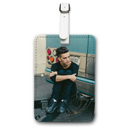 Onyourcases Matty Healy The 1975 Custom Luggage Tags Personalized Name Brand PU Leather Luggage Tag With Strap Awesome Baggage Hanging Suitcase Bag Tags Top Name ID Labels Travel Bag Accessories